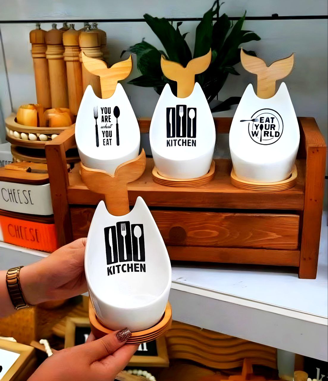 کنار گازی / جا کفگیر ملاقه سایز بزرگ