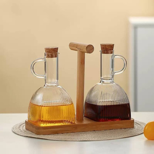 ست روغن ریز جفتی پیرکس زیر بامبو