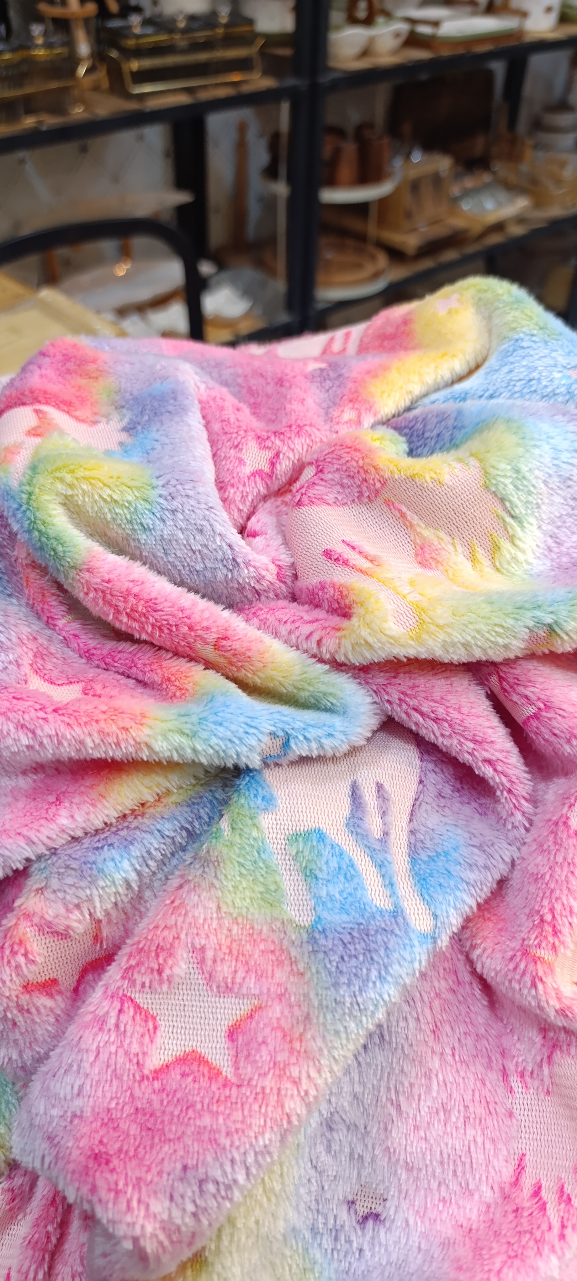 پتو مسافرتی شب‌نما دونفره تک‌شاخ🦄