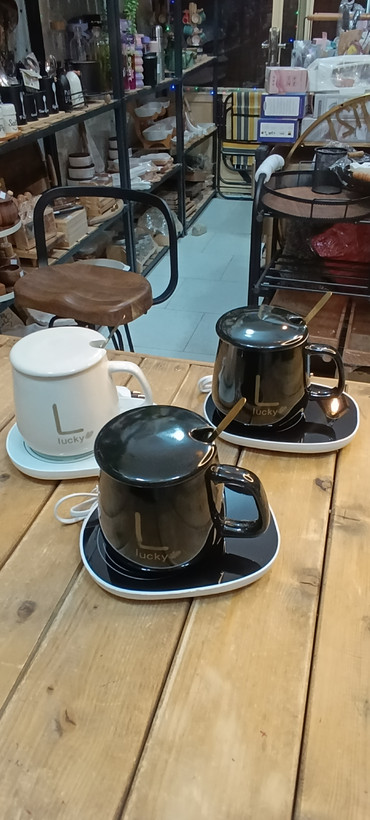 ماگ هیتردار (مشکی و سفید)